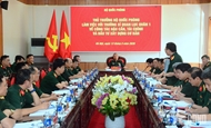Defense leader inspects Army Officer Candidate School No.1